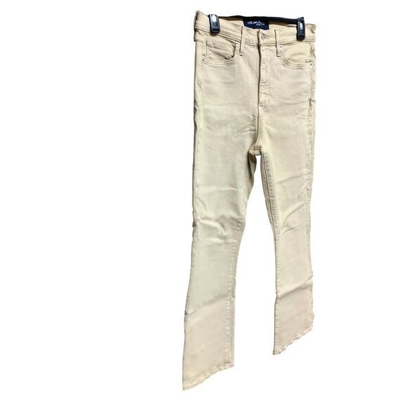 Veronica Beard Women 30 Carolina Skinny Kick-Flare Jeans Stone Khaki High Rise - Picture 4 of 16